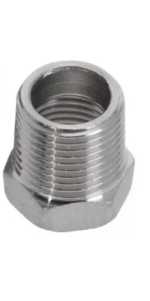 Футорка 3/8"штуцер х1/4"гайка (10х8мм) REMER 511 хром - - - - -