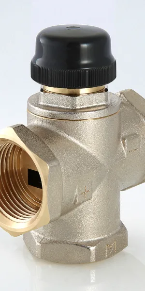 Клапан трехходовой, смесительный VALTEC VT.MR02.N.0603 1" с центральным смешиванием