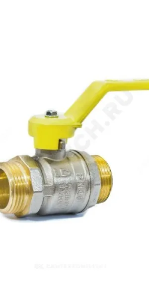 Кран шаровый LD 1/2" (Ду15) ш/ш ручка (для газа) Pride