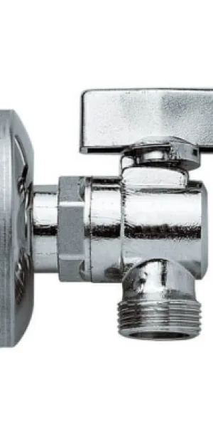 Кран шаровый для стиральной машины ProFactor 1/2-1/2"  угловой