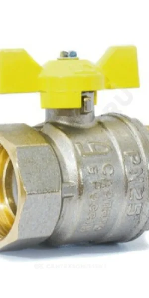 Кран шаровый LD 1/2" (Ду15) г/ш бабочка (для газа)