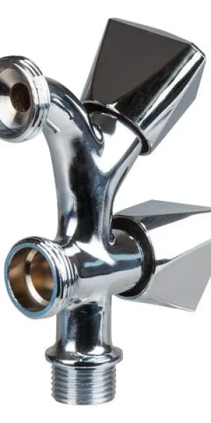 Кран водоразборный 1/2"х3/4"х3/4"садовый AV Engineering AVE167002 - - - Акция