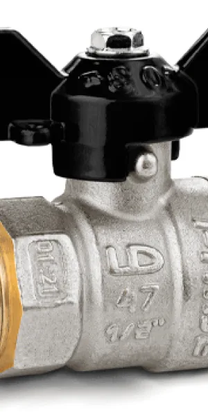 Кран шаровый LD Pride 3/4" (Ду20)  ш/ш бабочка