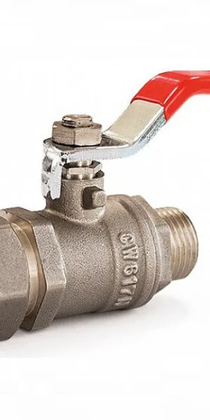 Кран шаровый STAHLMANN 15х1/2"штуцер (для гофрированной нерж трубы)  - - - - -