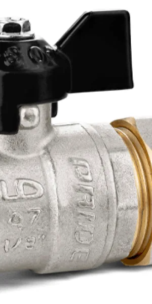 Кран шаровый LD Pride  1/2" (Ду15) бабочка (американка)