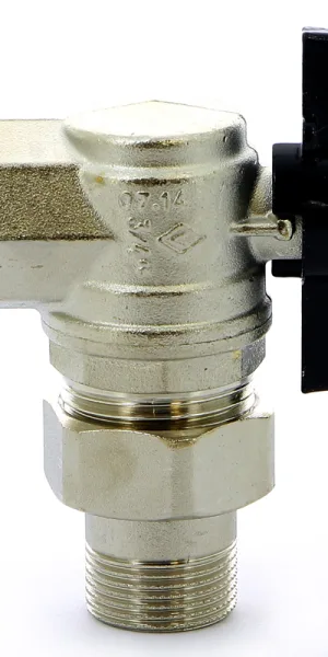 Кран шаровый Bugatti Oregon 05940005 угловой 3/4" американка