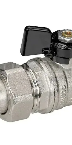 Кран шаровый Bugatti Oregon 03220027 1/2" бабочка (американка)
