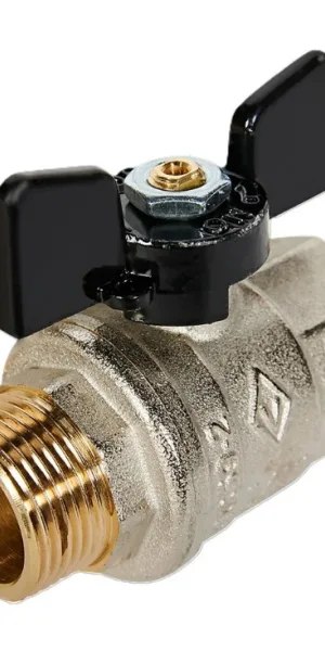 Кран шаровый Bugatti Oregon 03070065 3/4" г/ш бабочка