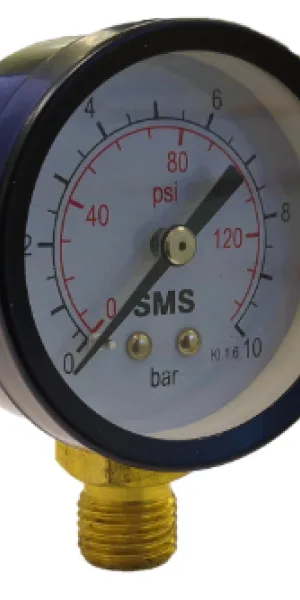 Манометр 335 1/4" 10bar (вертикальный)