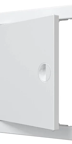 Дверца "ЭРА" 218х218мм, фланец 196х196мм, пластик, EVECS, белая Л2020Р