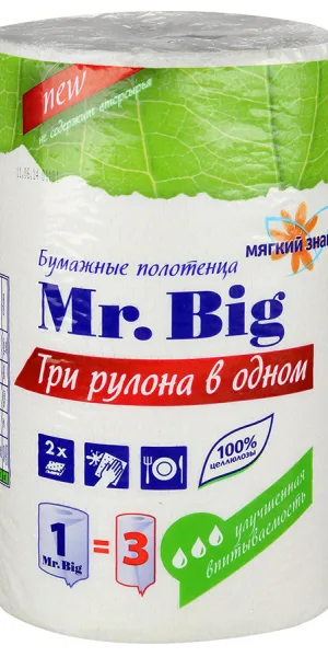 Полотенца бумажные "Мягкий знак" MrBIG 28655