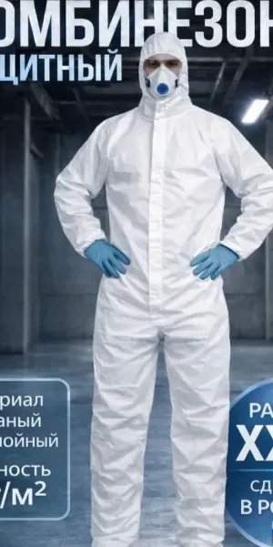 Комбинезон одноразовый размер 3XL ламинированный