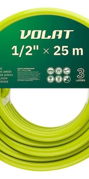 Шланг поливочный ВОЛАТ 1/2" бухта 25м