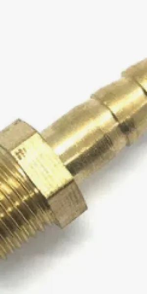 Штуцер латунный 1/8" наружная резьба 8мм