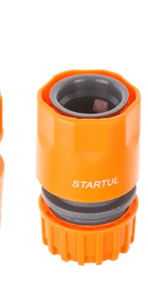 Муфта быстросъемная 1/2"(5/8") с автостоп STARTUL GARDEN
