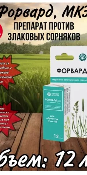 Гербицид сплошного действия для уничтожения сорняков Форвард, МКЭ, 12мл 10551268
