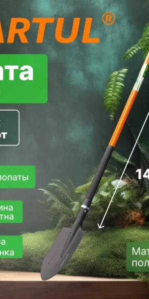 Лопата штыковая STARTUL GARDEN 207х1480мм ST6085-03