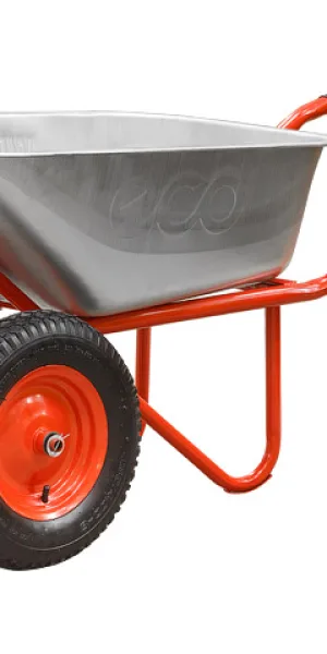 Тачка 130л садовая ECO WB351-2  350кг  2 пневмоколеса 4.0-8