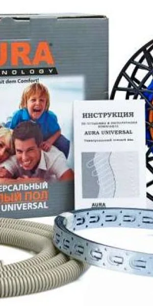Секции нагревательного кабеля AURA UNIVERSAL LTL 80/1000  10.0м2