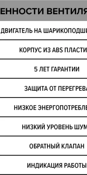 Вентилятор "ЭРА" AURA 4C осевой, с обратным клапаном D100 87-580
