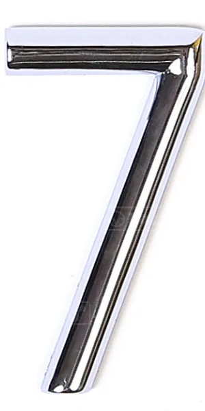 Цифра дверная "Larvij" LNZ754CP 75х40мм цинк №7
