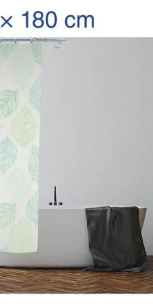 Штора для ванной PERFECTO LINEA 180х180см листья 36-118003