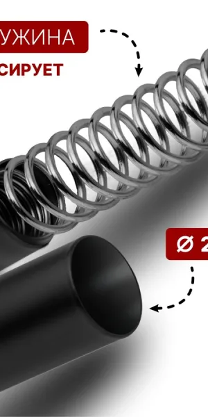 Карниз для штор 110-200см черный PERFECTO LINEA
