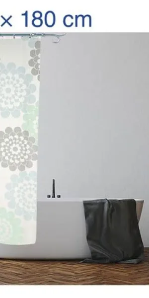Штора для ванной PERFECTO LINEA 180х180см цветы 36-118005