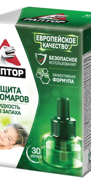 Жидкость "РАПТОР" от комаров 30 ночей G9560