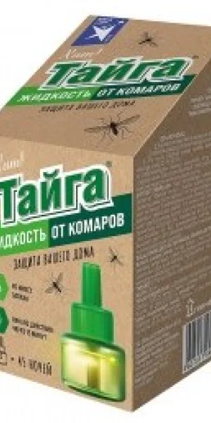 Средство от комаров Тайга жидкость на 45 ночей, без запаха ИН-143