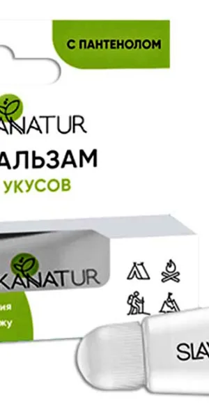 Гель-бальзам после укусов насекомых Slavika Natur, с Д-пантенолом, 10мл SN06-00008