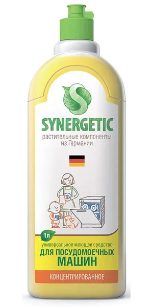 Средство моющее "Synergetic" 1,0л для посудомоечных машин 102101