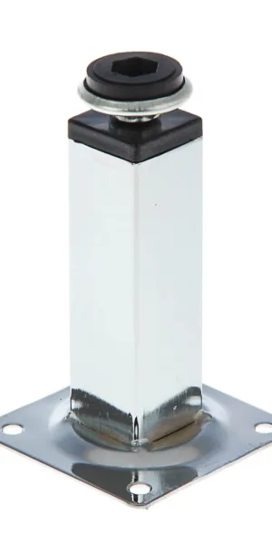Опора мебельная FTR25 25х25х100мм, хром