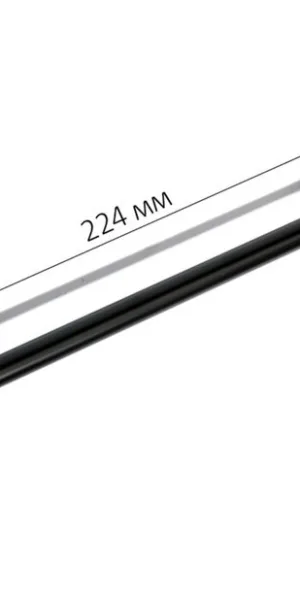 Ручка-рейлинг 224мм CAPPIO, d=12мм, чёрная 9399901