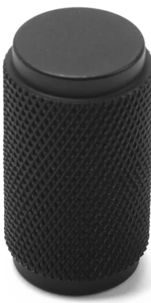 Ручка-кнопка метал. CAPPIO PK331, d=28мм, цвет чёрный 9905882