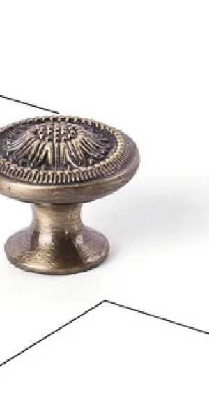 Ручка мебельная "Larvij" L4.knob10AB бронза