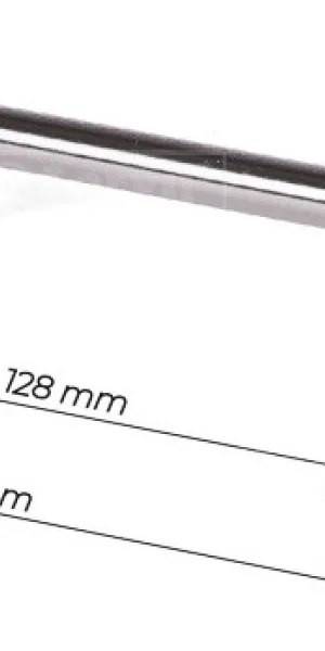 Ручка-рейлинг "Larvij" 128мм L10.A.128BL чёрная
