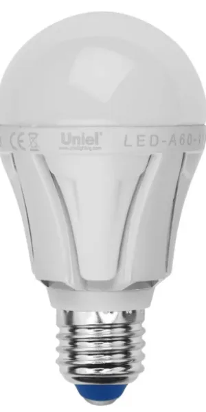 Лампа светодиодная груша 12W Uniel A60 Е-27  NW-белый свет UL-00001527