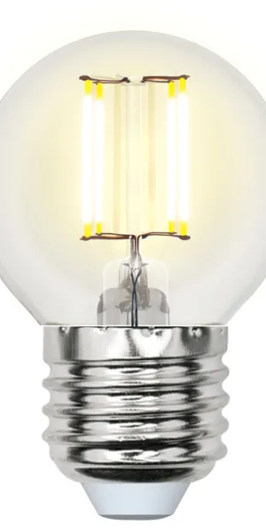 Лампа светодиодная Filament шарик Е-27 6W Uniel белый свет UL-00002208