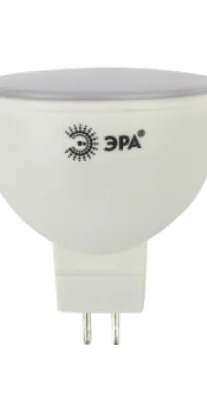 Лампа светодиодная GU5.3 5(35)W ЭРА ECO LED MR16-5W-840-GU5.3 220В 840 дневной свет  Б0049639