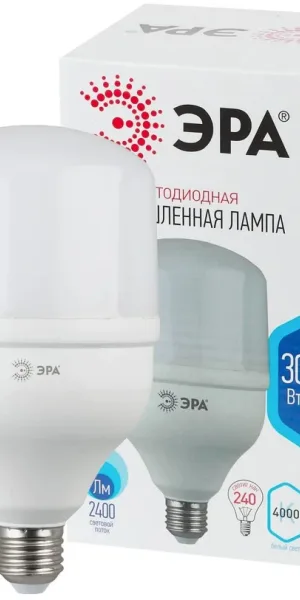 Лампа светодиодная 30(240)W Эра Е-27 2400Лм 4000К холодный свет, промышленная Б0027003
