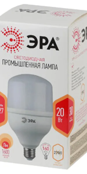 Лампа светодиодная 20(160)W Эра Е-27 1600Лм 4000К холодный свет, промышленная Б0027001