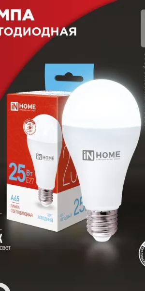 Лампа светодиодная LED-A65-VC груша 25Вт 230В Е27 6500К 2380Лм IN HOME 4690612024103