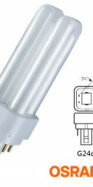 Лампа люминесцентная G24q-3  26W/840 "Osram" 4050300020303
