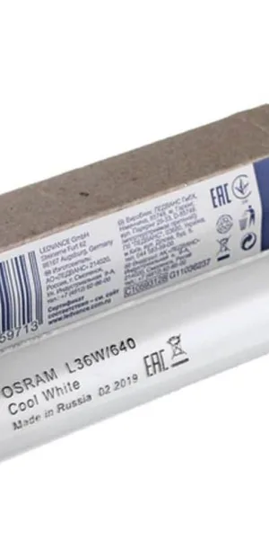 Лампа люминесцентная T8 L 36W/640 OSRAM 36Вт 4000К 2850Лм G13 4008321959713