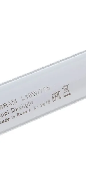 Лампа люминесцентная T8 L 18W/765 OSRAM 18Вт 6500К 1080Лм G13 4008321959669