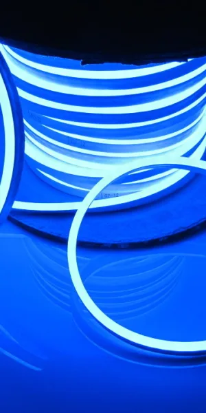 Неон ПВХ "LEDS POWER" СТАНДАРТ 8*16 9Вт/м 12В в блистере (5м) синий LP-N-816-2835B