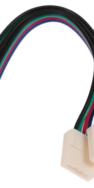 Кабель соединительный Ecola LED, с одним 4-х конт., разъемами, 10мм, 15см 4239017