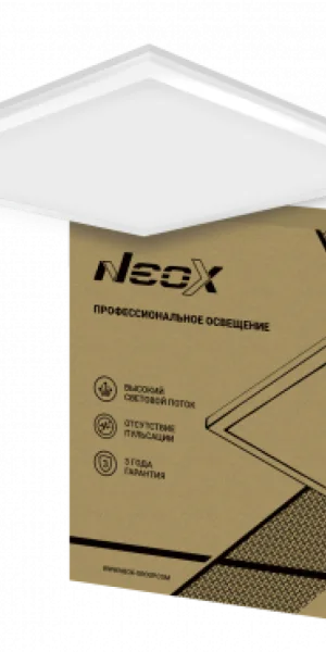 Светильник светодиодный универсальный ДВО-02 4040-ОПАЛ 40Вт 230В 4000К 595х595х25мм NEOX 038803