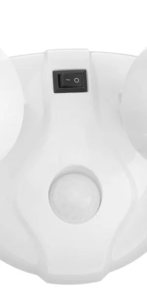 Светильник светодиодный с датчиком движения düwi Autonoma LED, 2х3 Вт COB, 4хАА, IP65  5248261